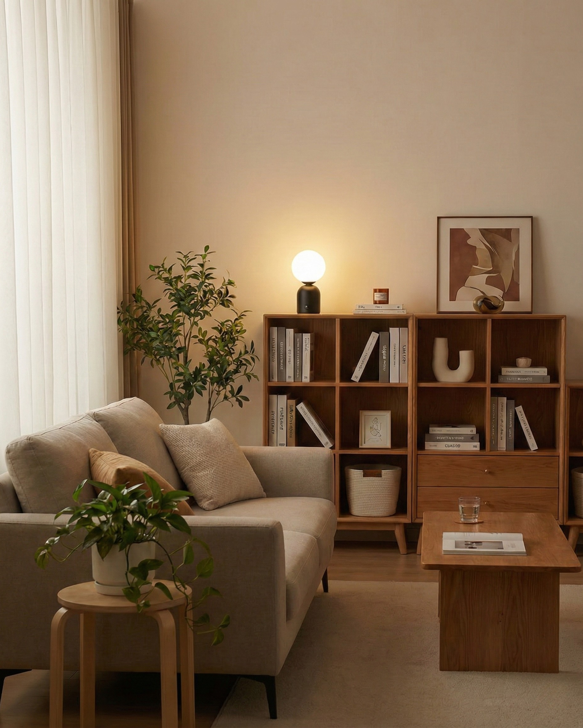 Lampe de Table Sans Fil | LUMI