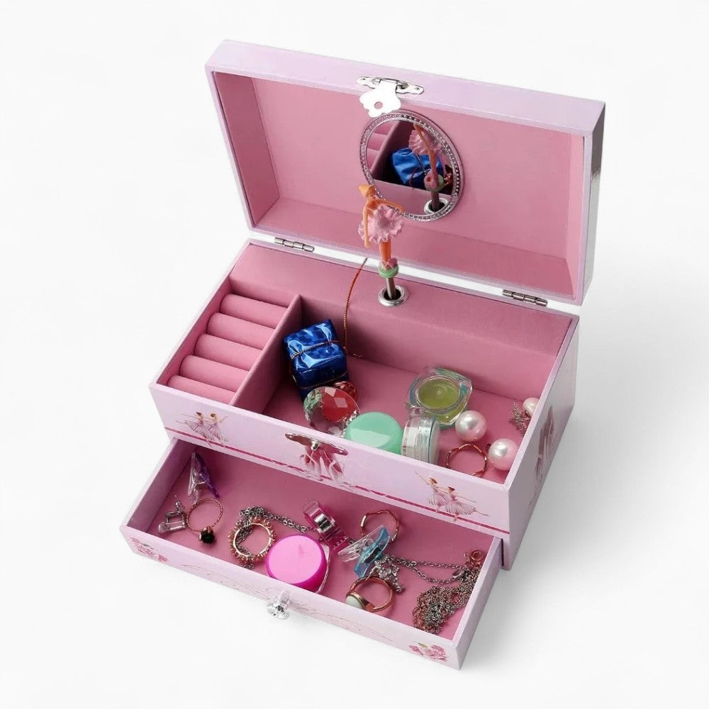 Boîte À Bijoux Musique Danseuse Avec Tiroir