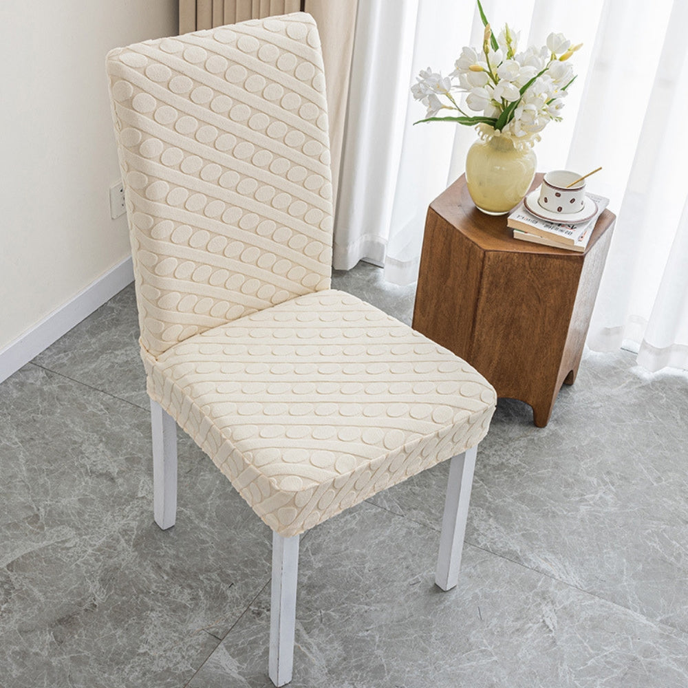Housse de chaise ovale tricotée Seraphine