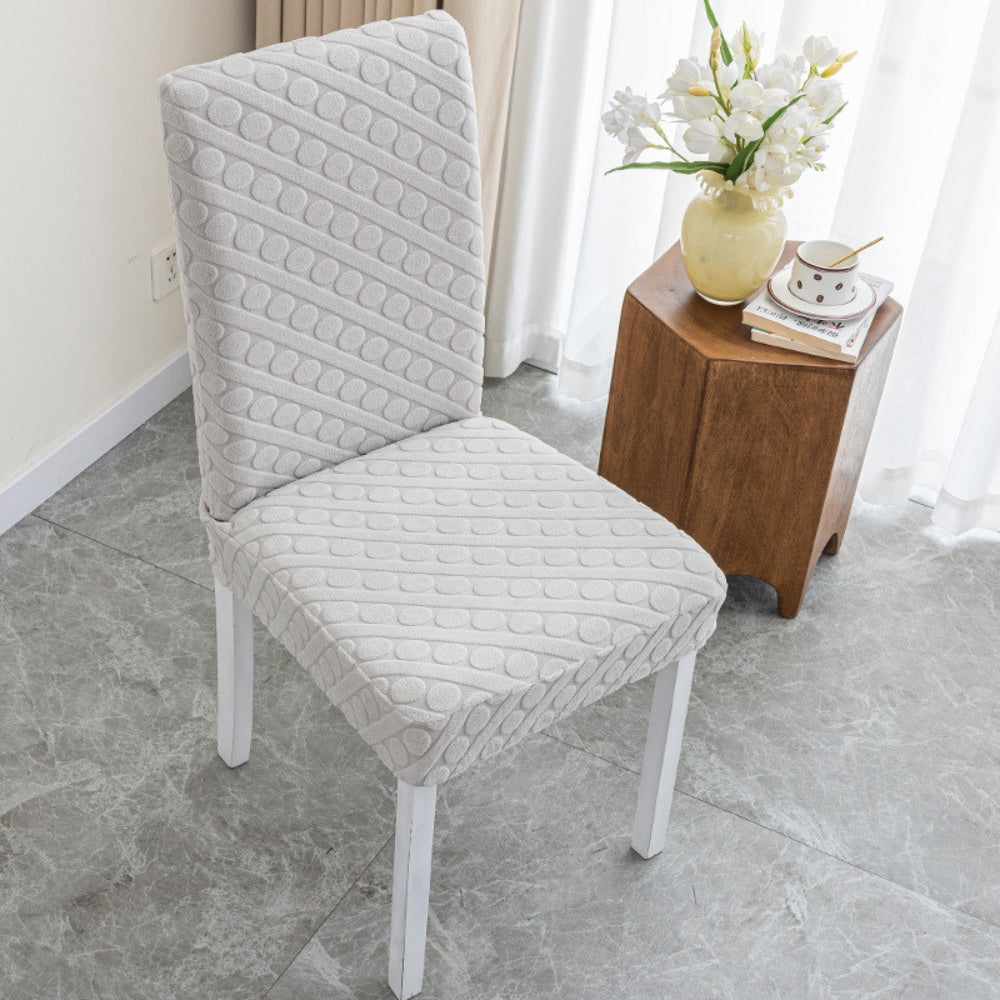 Housse de chaise ovale tricotée Seraphine