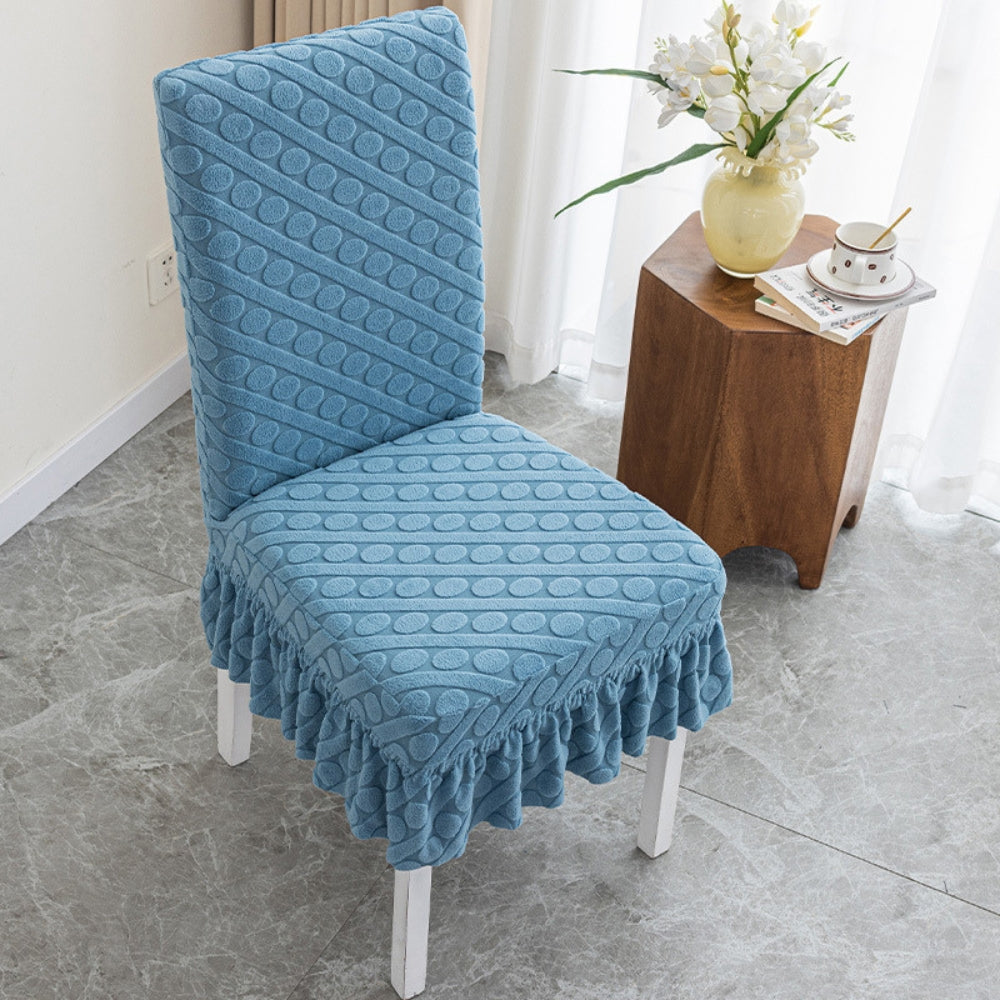 Housse de chaise ovale tricotée Seraphine