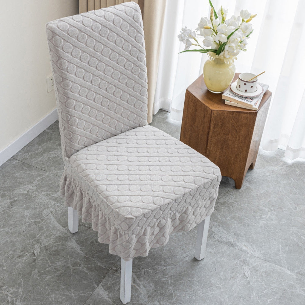 Housse de chaise ovale tricotée Seraphine