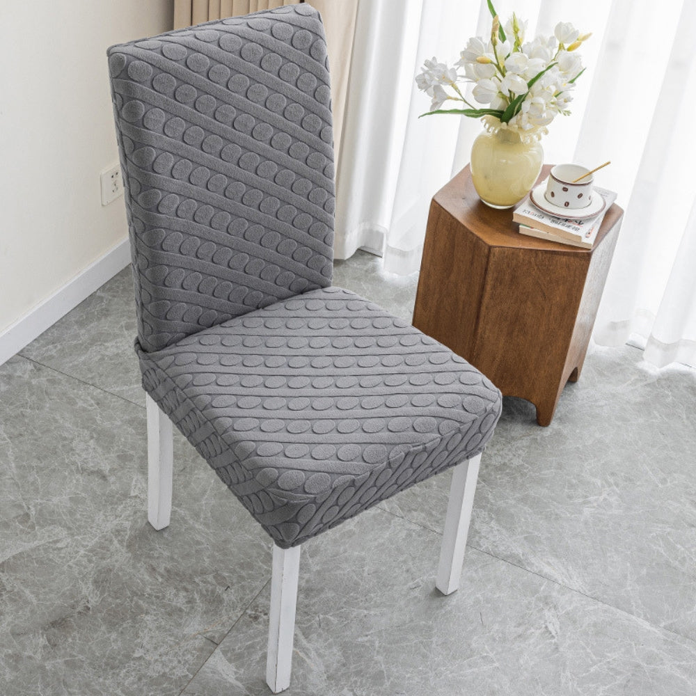 Housse de chaise ovale tricotée Seraphine