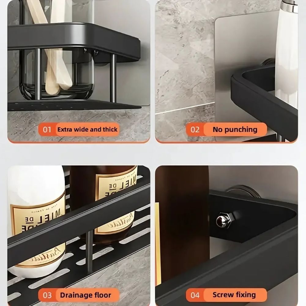 Étagère de douche organisatrice