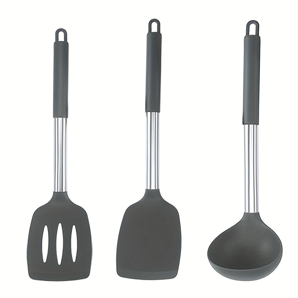 Set d'ustensiles de cuisine en silicone FlexiChef | 3 pièces