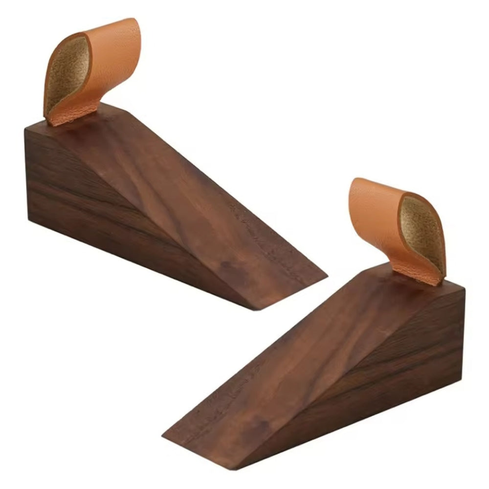 Butée de porte élégante en bois