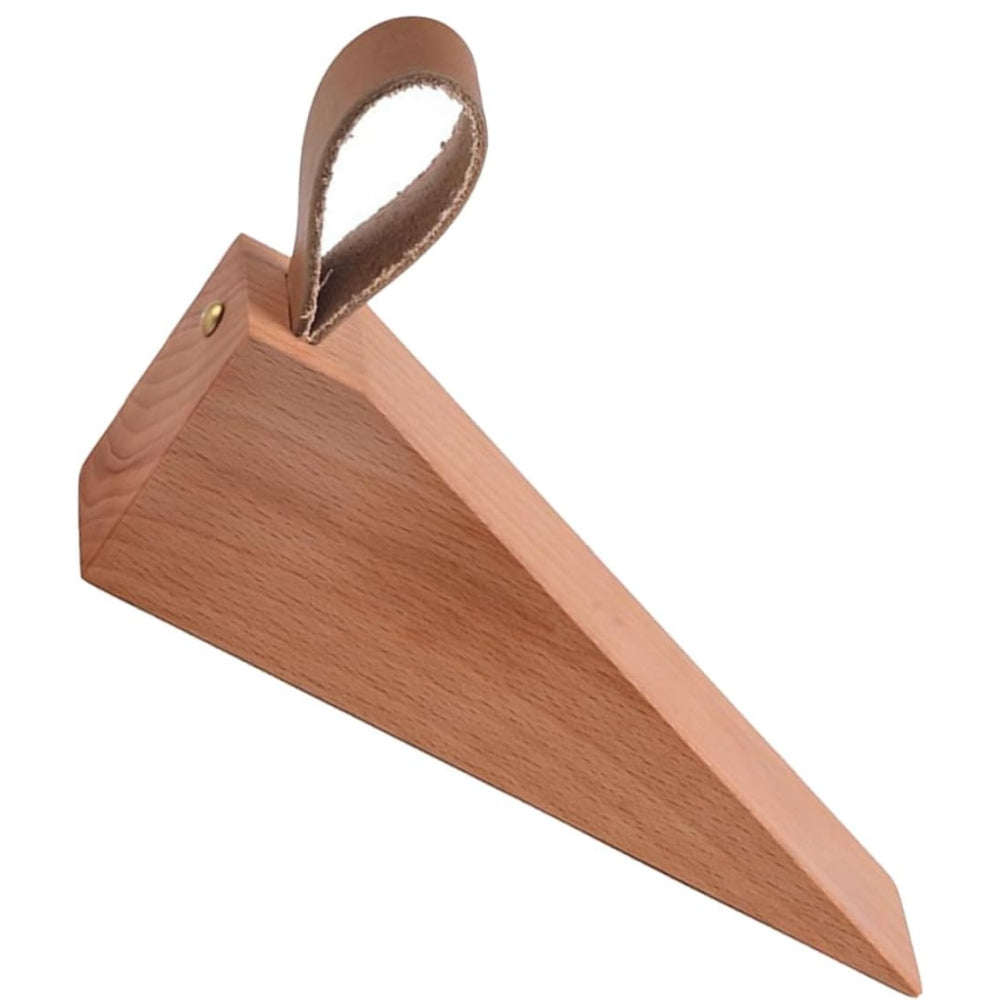 Butée de porte élégante en bois