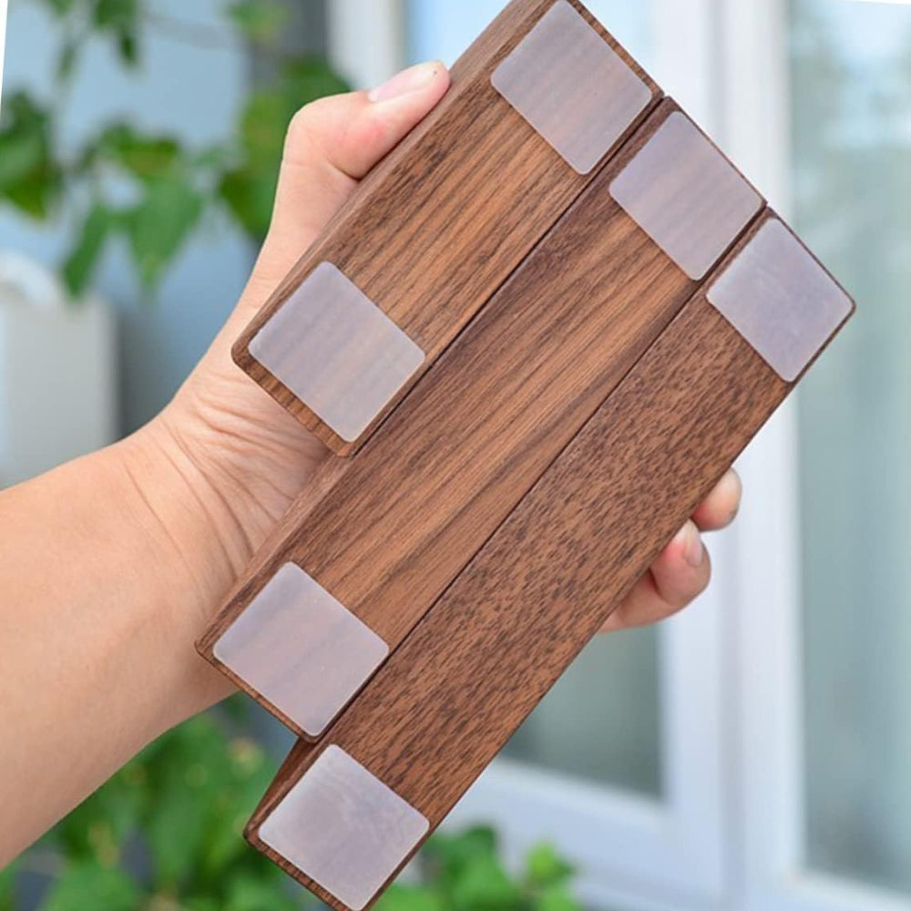 Butée de porte élégante en bois