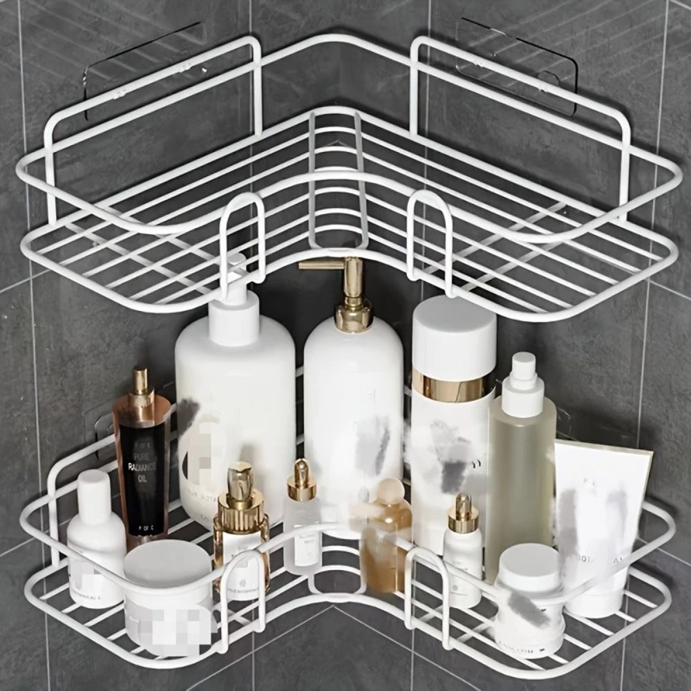 Étagère de douche d'angle pour salle de bain