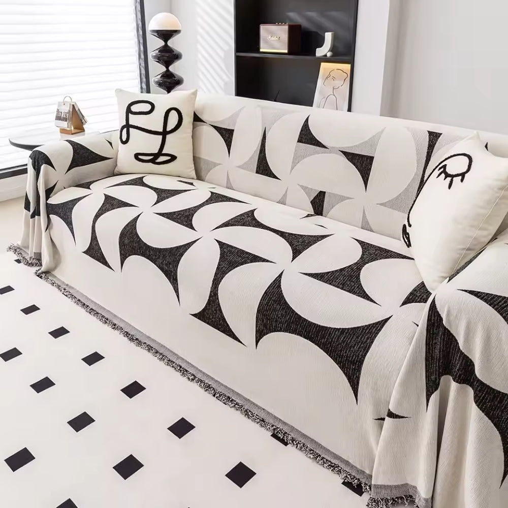 Housse de canapé motif moulin à vent – 51"x71"