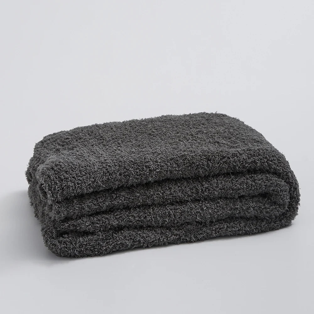 Plaid tricoté minimaliste Soft Nest