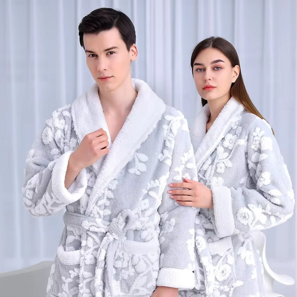 Peignoir jacquard Solane Luxe
