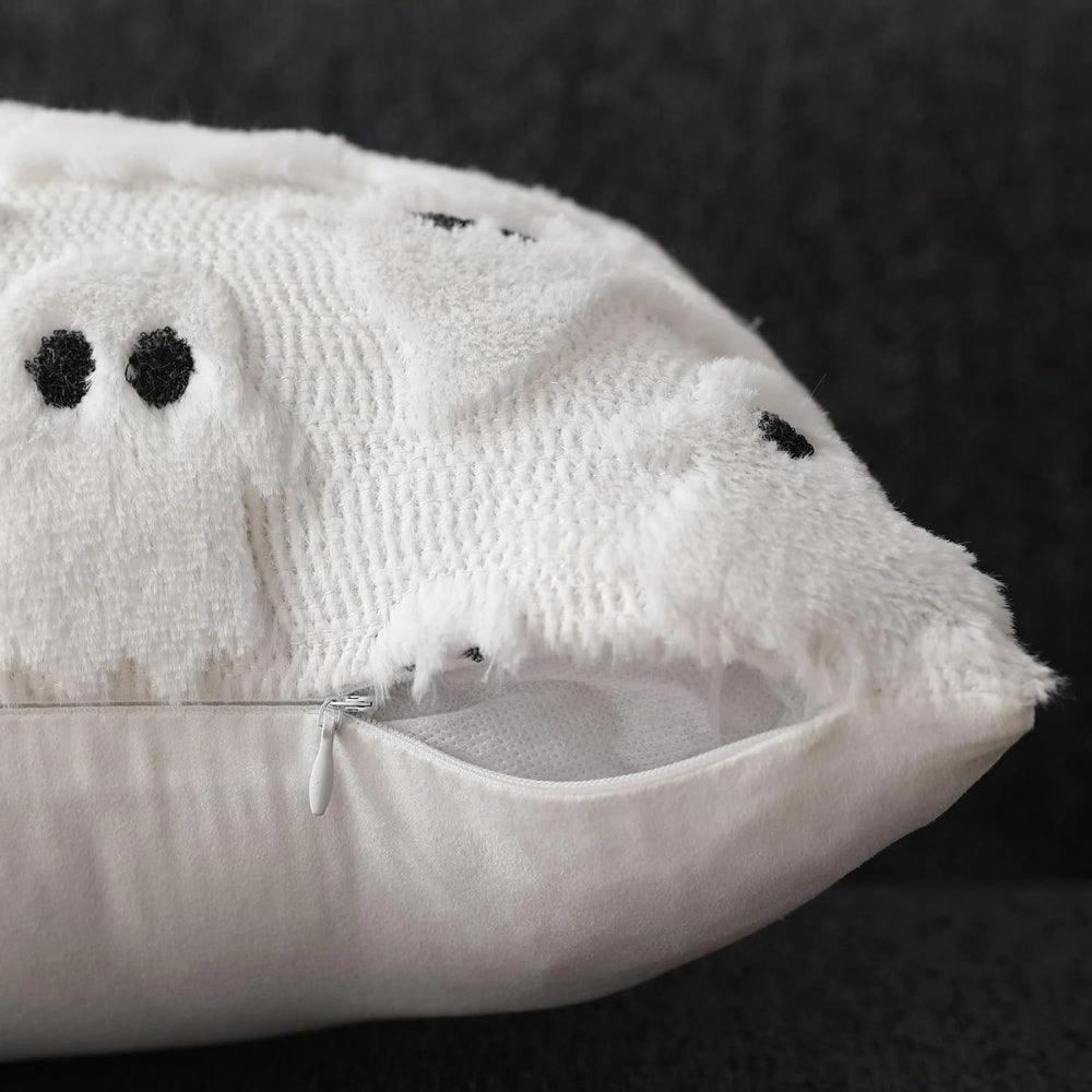 Housse de coussin fantôme d'Halloween