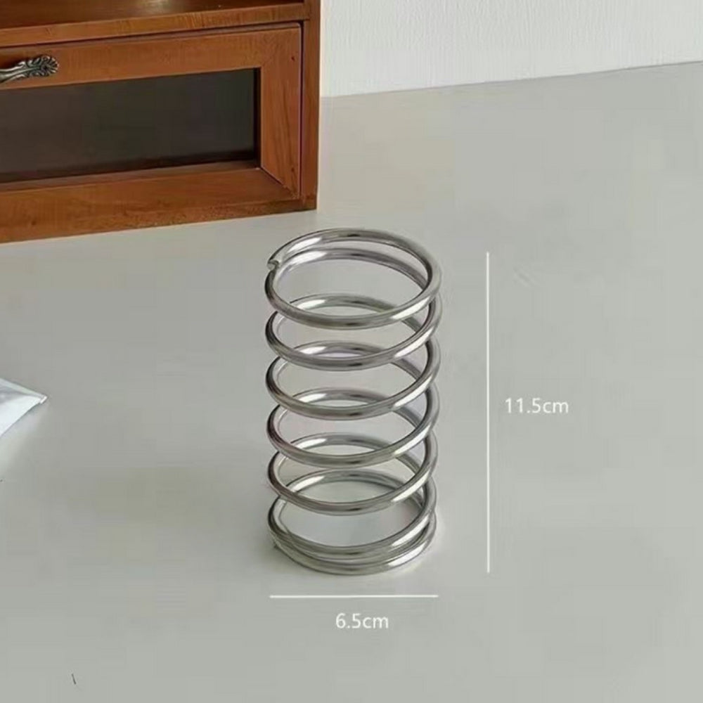 Porte-brosses à dents spirale en inox