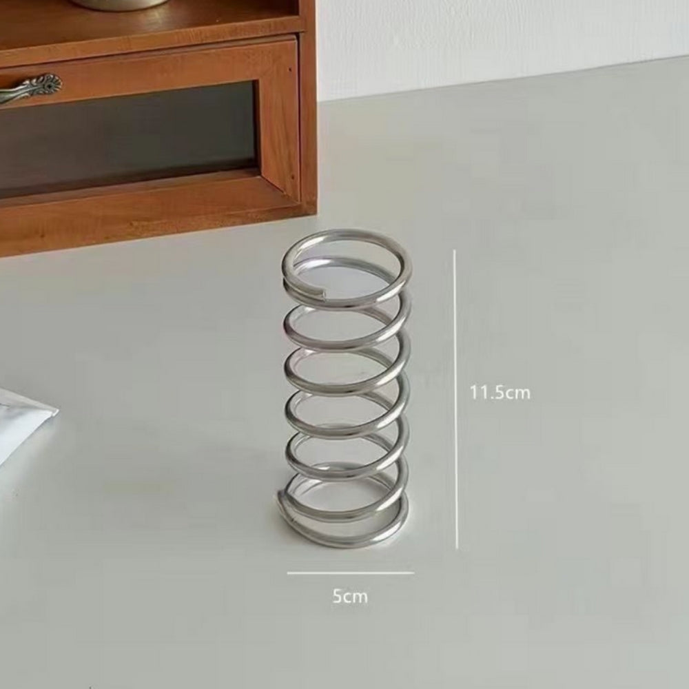 Porte-brosses à dents spirale en inox