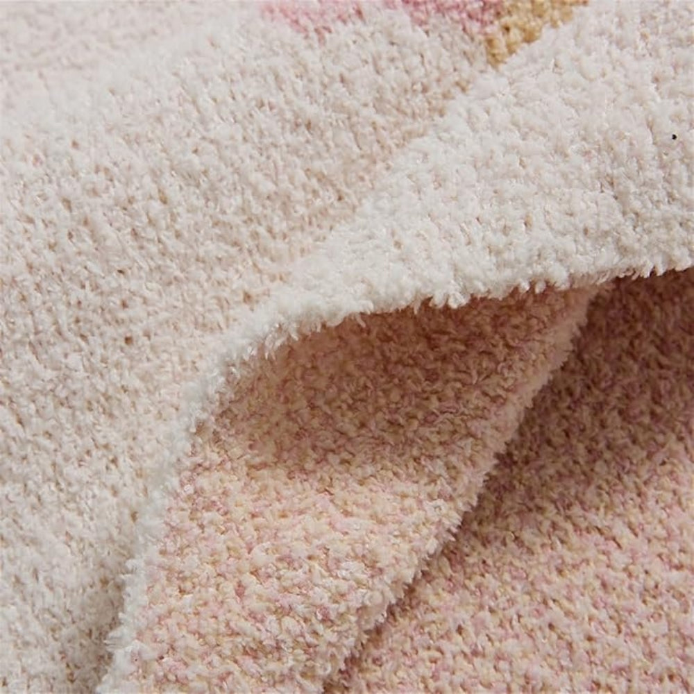 Plaid tricoté doux Sucrée glace