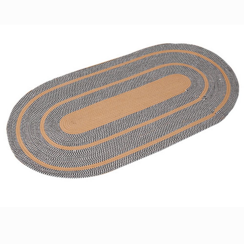 Tapis boho ovale Sun Spiral