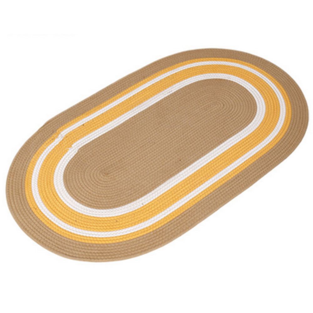 Tapis boho ovale Sun Spiral
