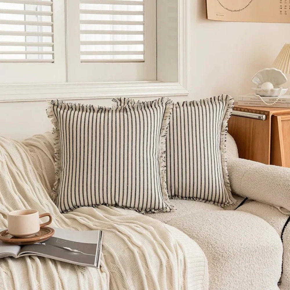 Housse de coussin style scandinave