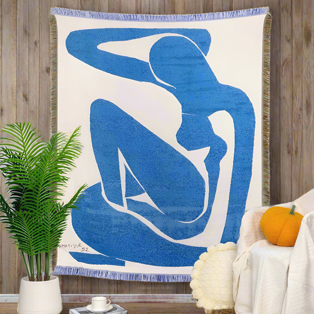 Plaid inspiré de Henri Matisse – 51"x63"