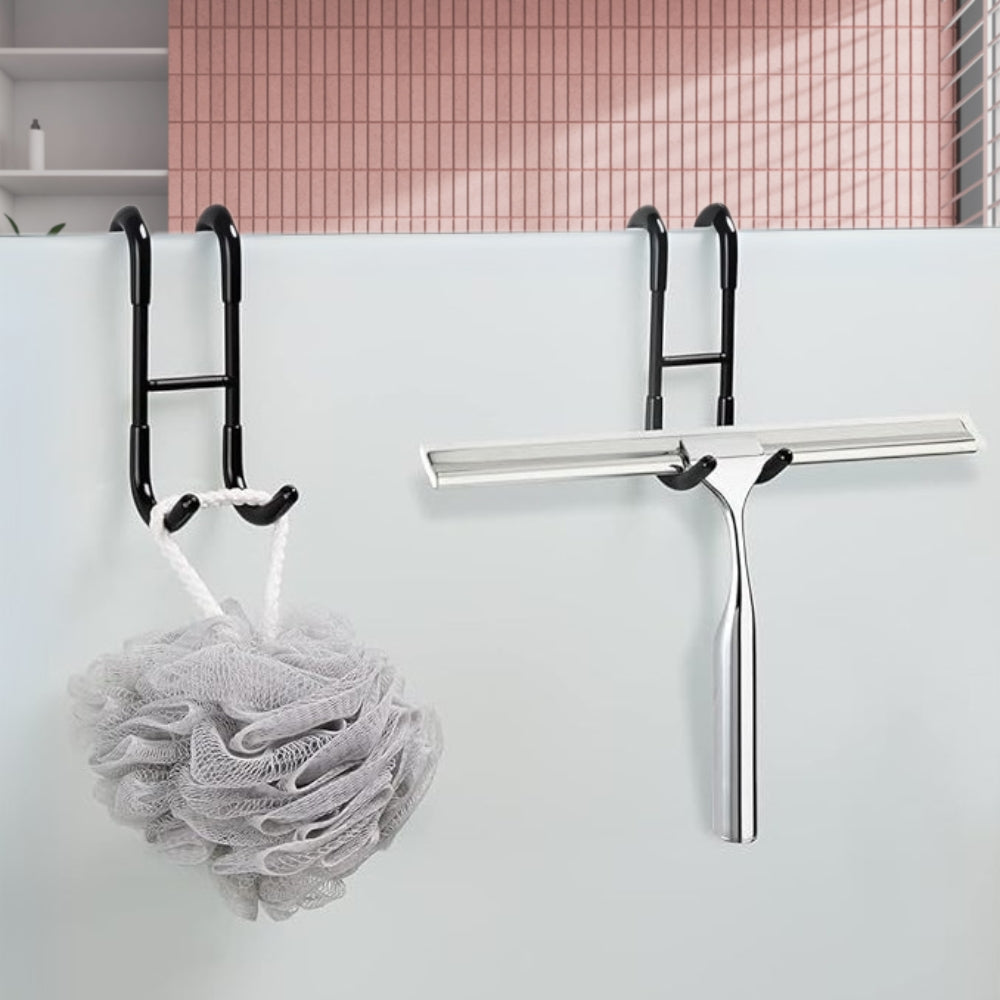 Crochet de salle de bain en S sans perçage
