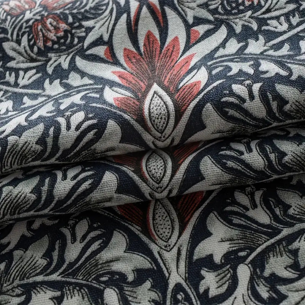 Rideau tapisserie fleuri Thistle Ebonleaf