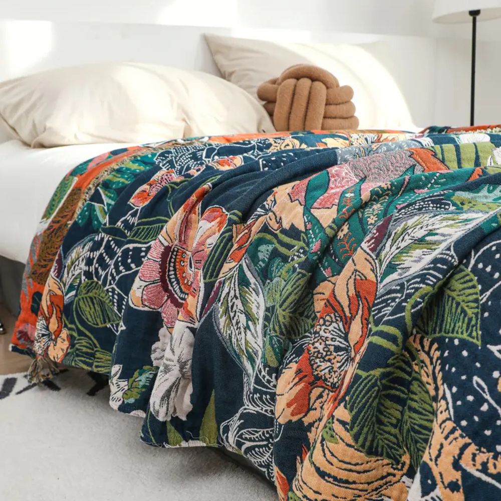 Plaid en coton Tropic Twilight