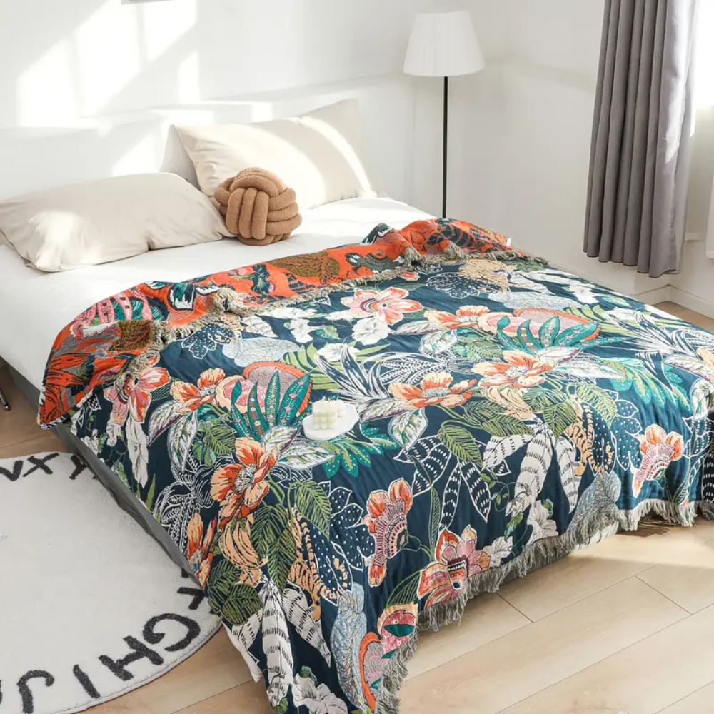 Plaid en coton Tropic Twilight