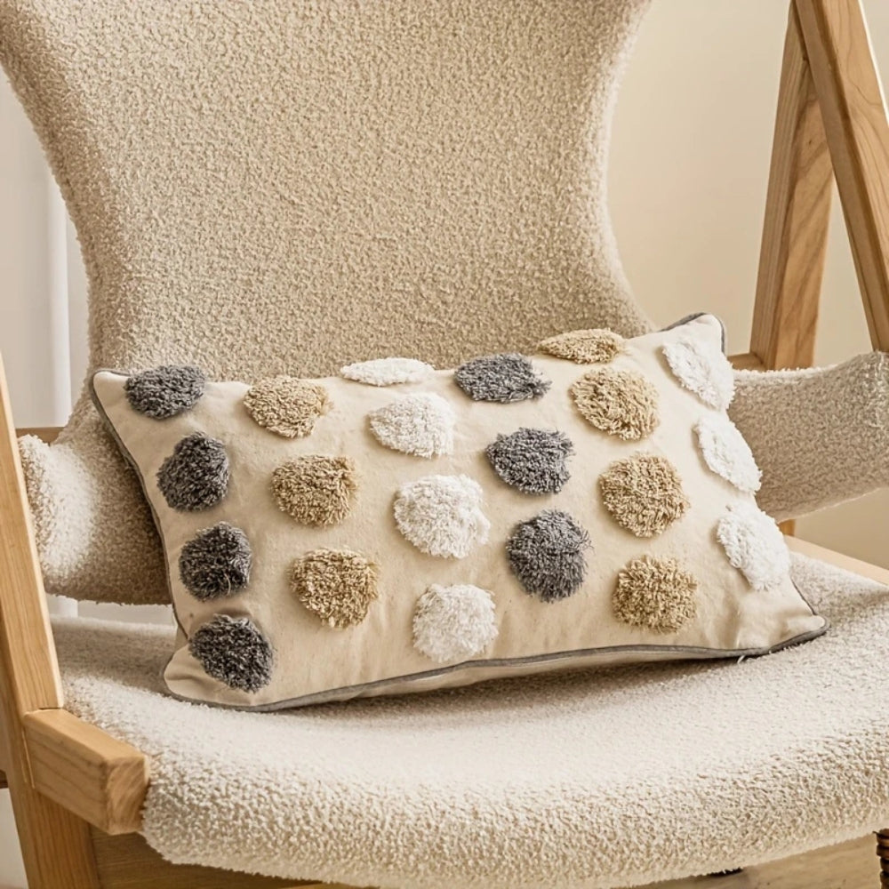 Housse de coussin à pois Valmora