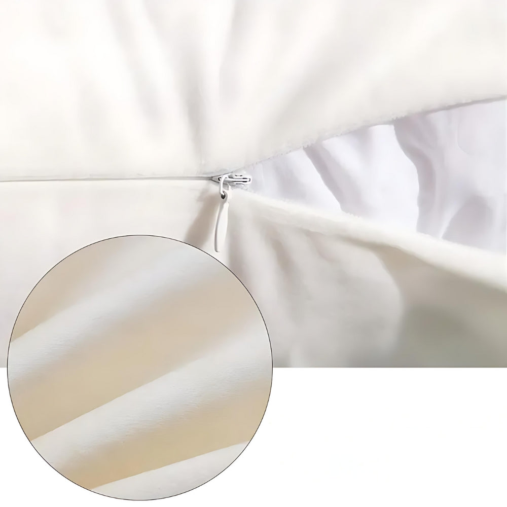 Housse de coussin décorative sapin de Noël en velours