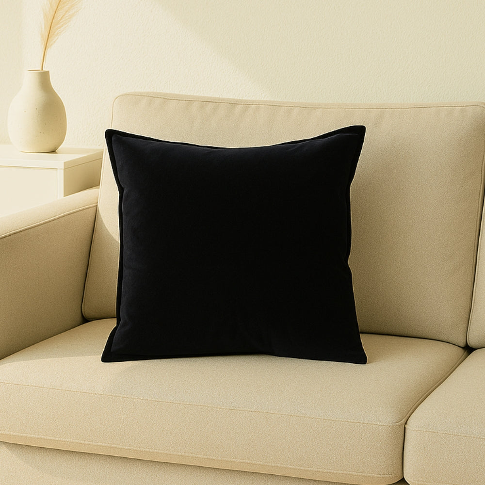 Housse de coussin nordique Vesta en simili cuir