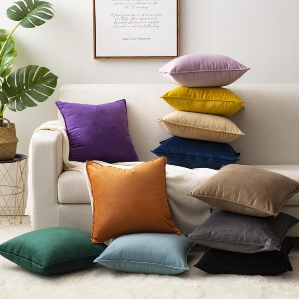 Housse de coussin nordique Vesta en simili cuir