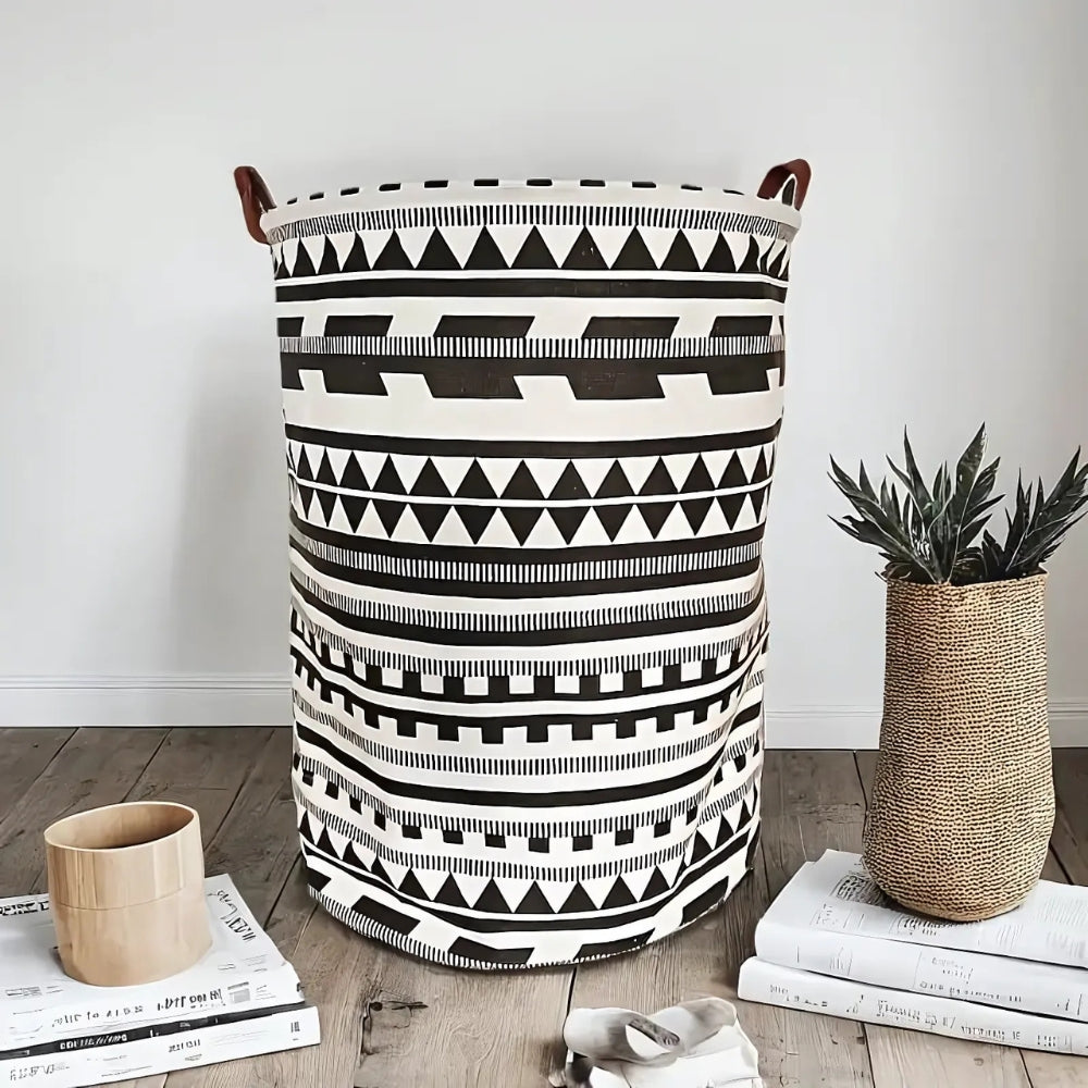 Panier à linge pliable tribal Vexa