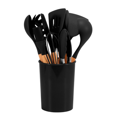 Set d'ustensiles de cuisine en silicone