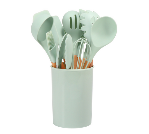 Set d'ustensiles de cuisine en silicone