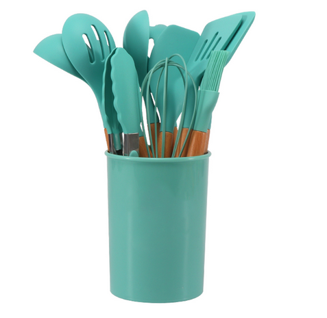Set d'ustensiles de cuisine en silicone