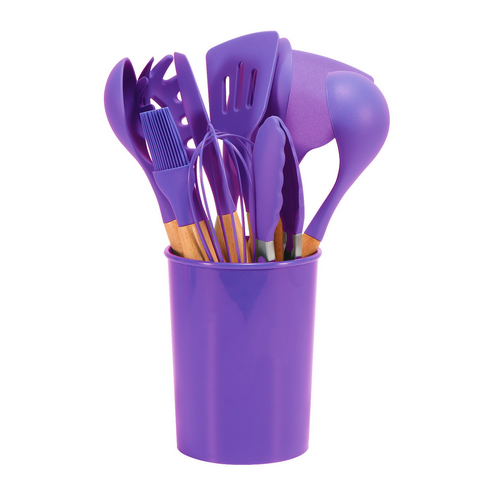Set d'ustensiles de cuisine en silicone
