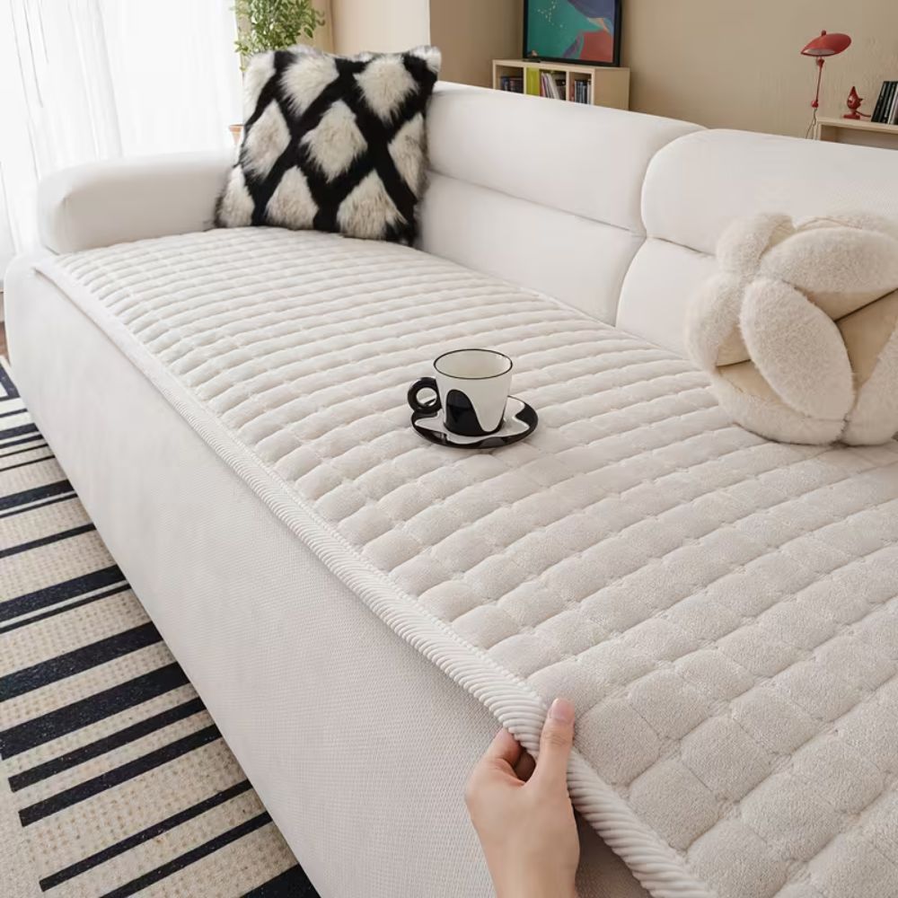 Housse de canapé matelassée minimaliste