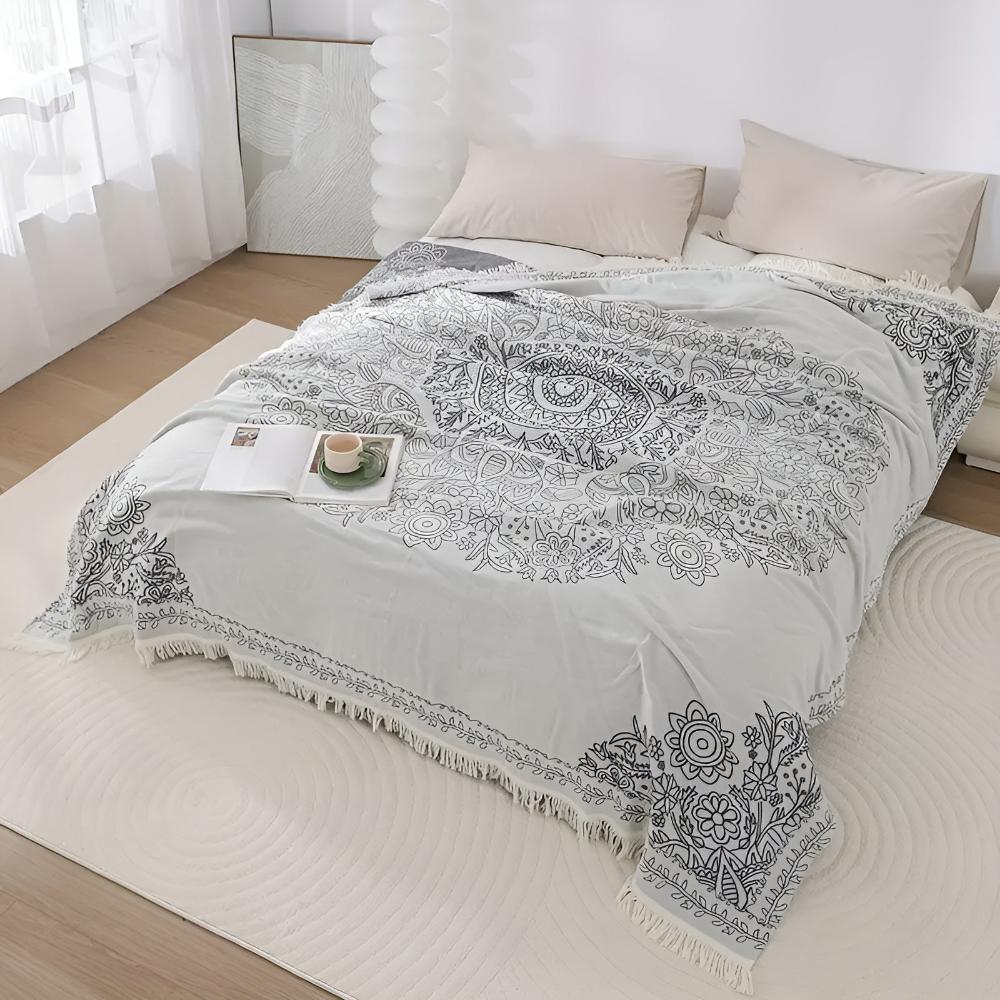 Plaid en coton Scandi Chic