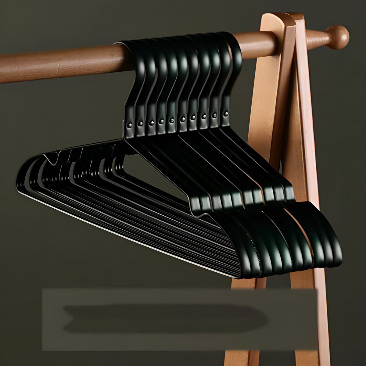 Cintres antidérapants en aluminium