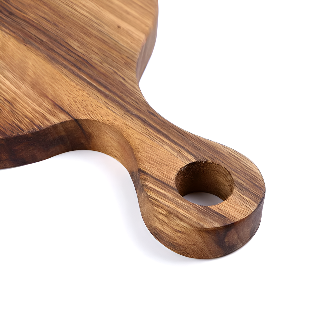 Plateau de service artisanal en bois
