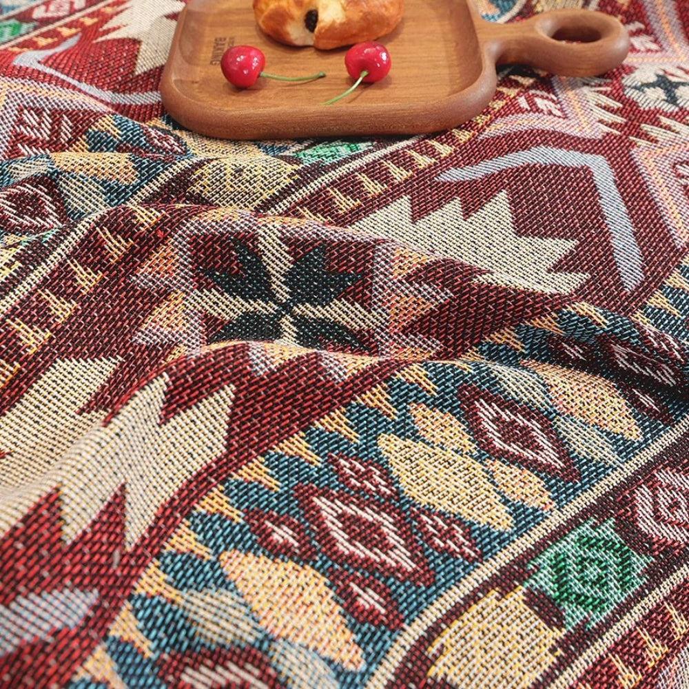 Housse de canapé en chenille boho Zarela