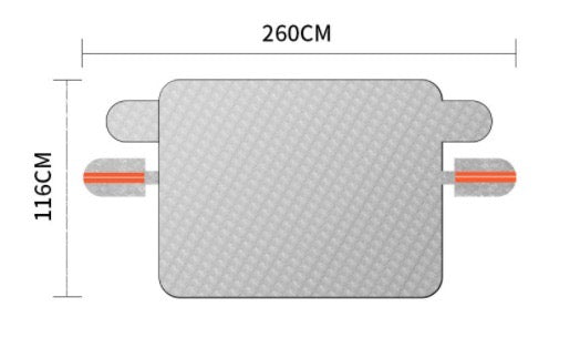 Bache magnetique antineige et antigel pour voiture