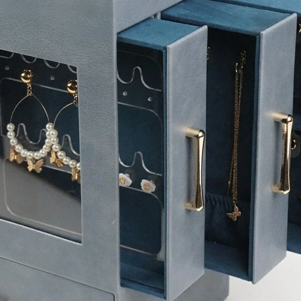 Boîte À Bijoux Cuir Grand Modèle