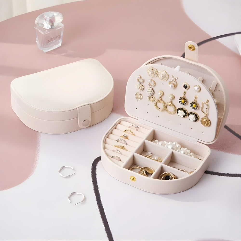 Boîte À Bijoux En Cuir Format Voyage