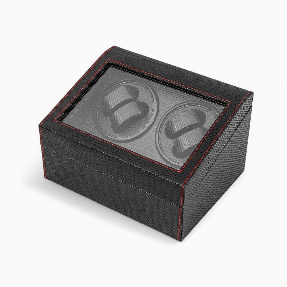 Boîte à Montres Automatique Carbone Noir