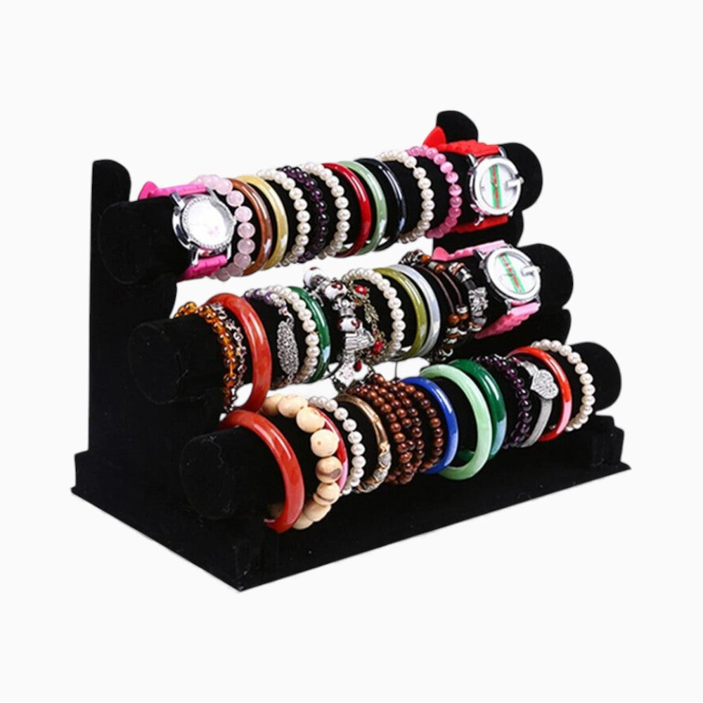 Présentoir Bracelets Et Montres À Trois Niveaux