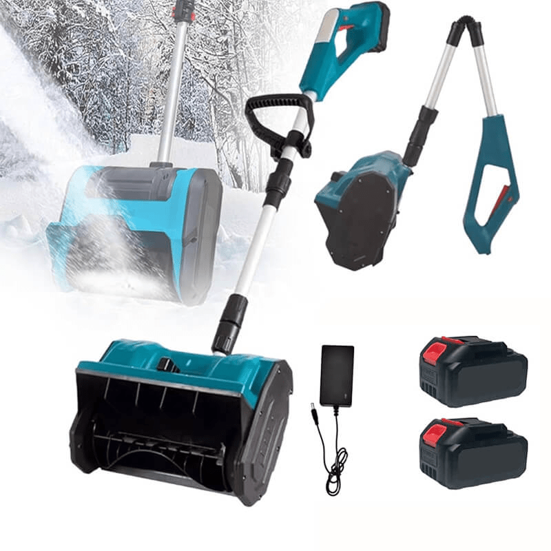 Pelle à Neige Sans Fil sur Batterie – Déneigement Rapide avec 2 Batteries