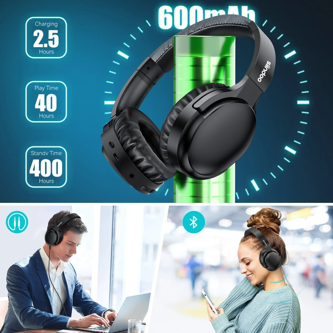 Casque sans fil a reduction de bruit