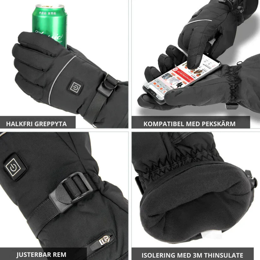 Gants chauffants electriques